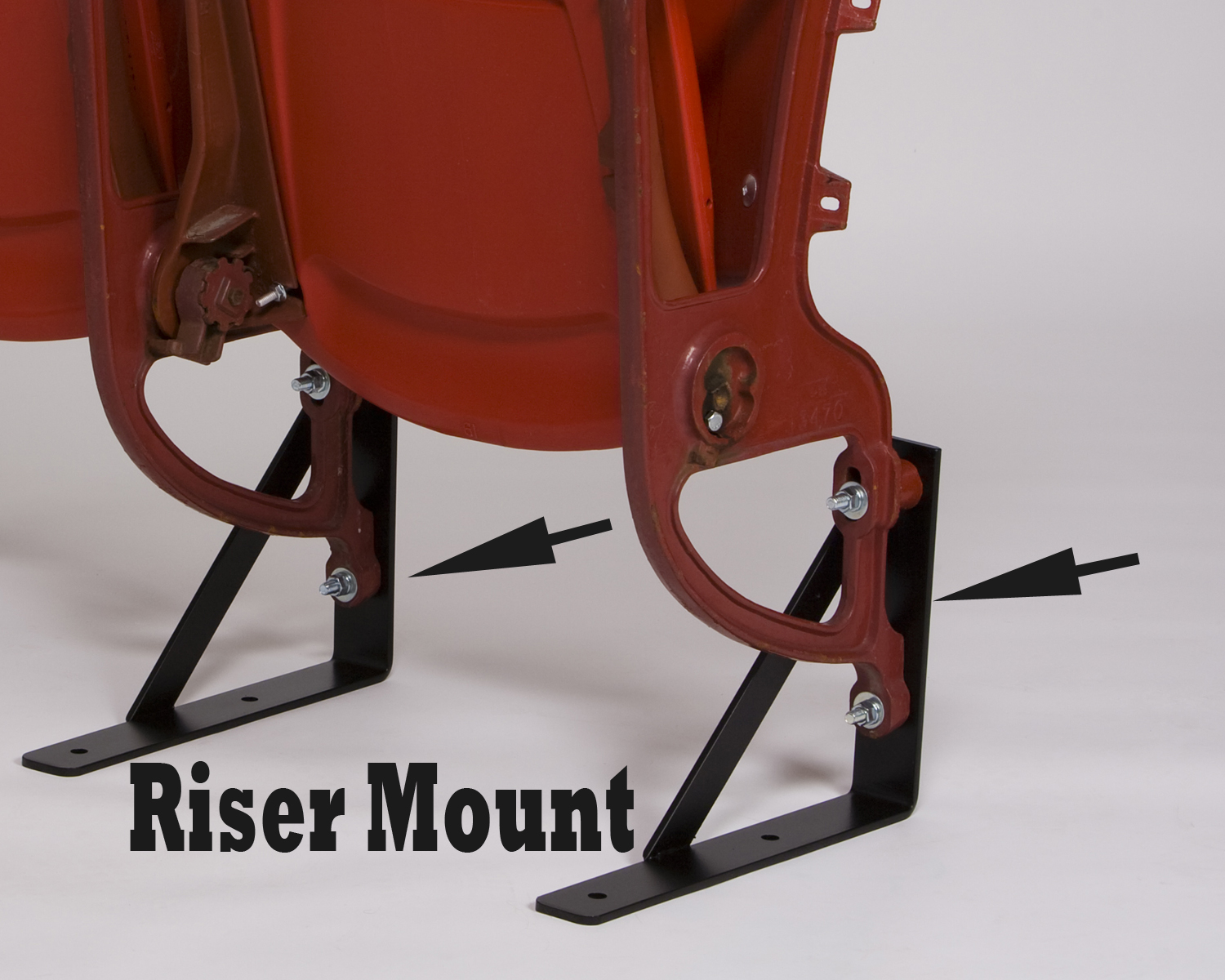 Rockin' Seat Feet™ Stadium Seat Mounting Brackets